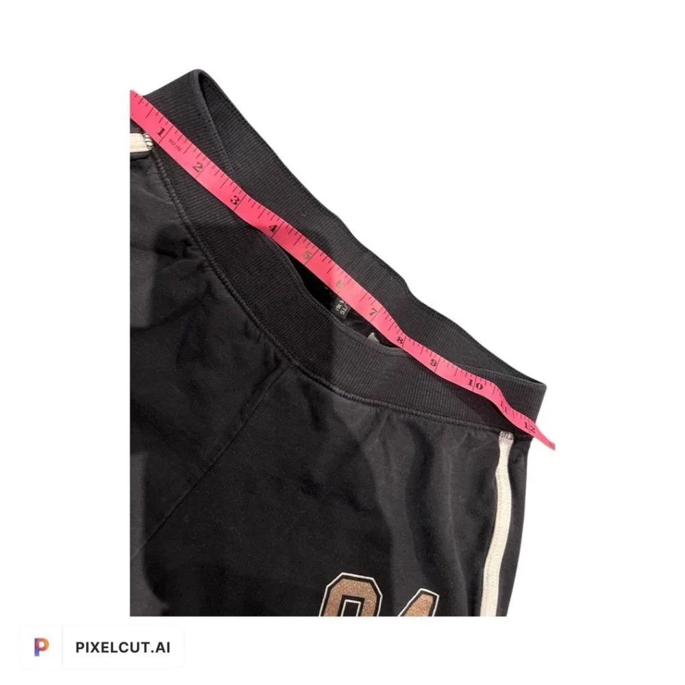 George Girls Black Girl Squad Shorts Size 14-16 - Picture 2 of 3